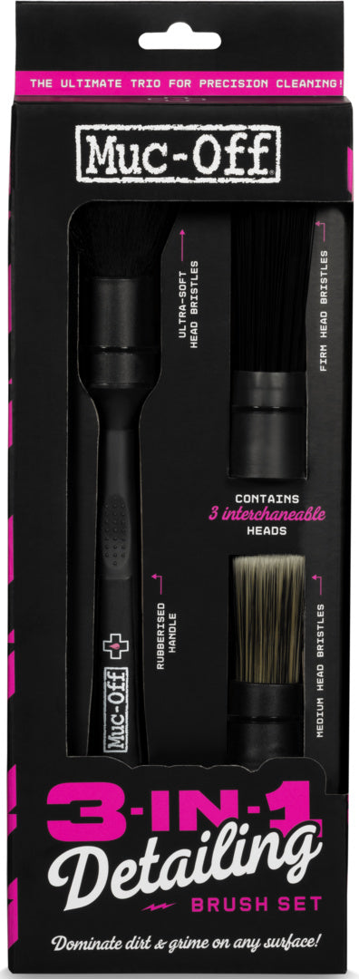 Muc-Off Muc Off 3 in 1 Detainling Brush Set