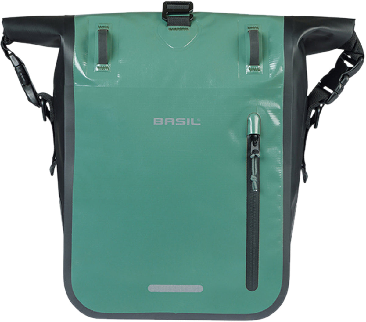 Basil Rivo M Einzelt., Tarp. MIK Hooks, 12-15L, grün-silber-