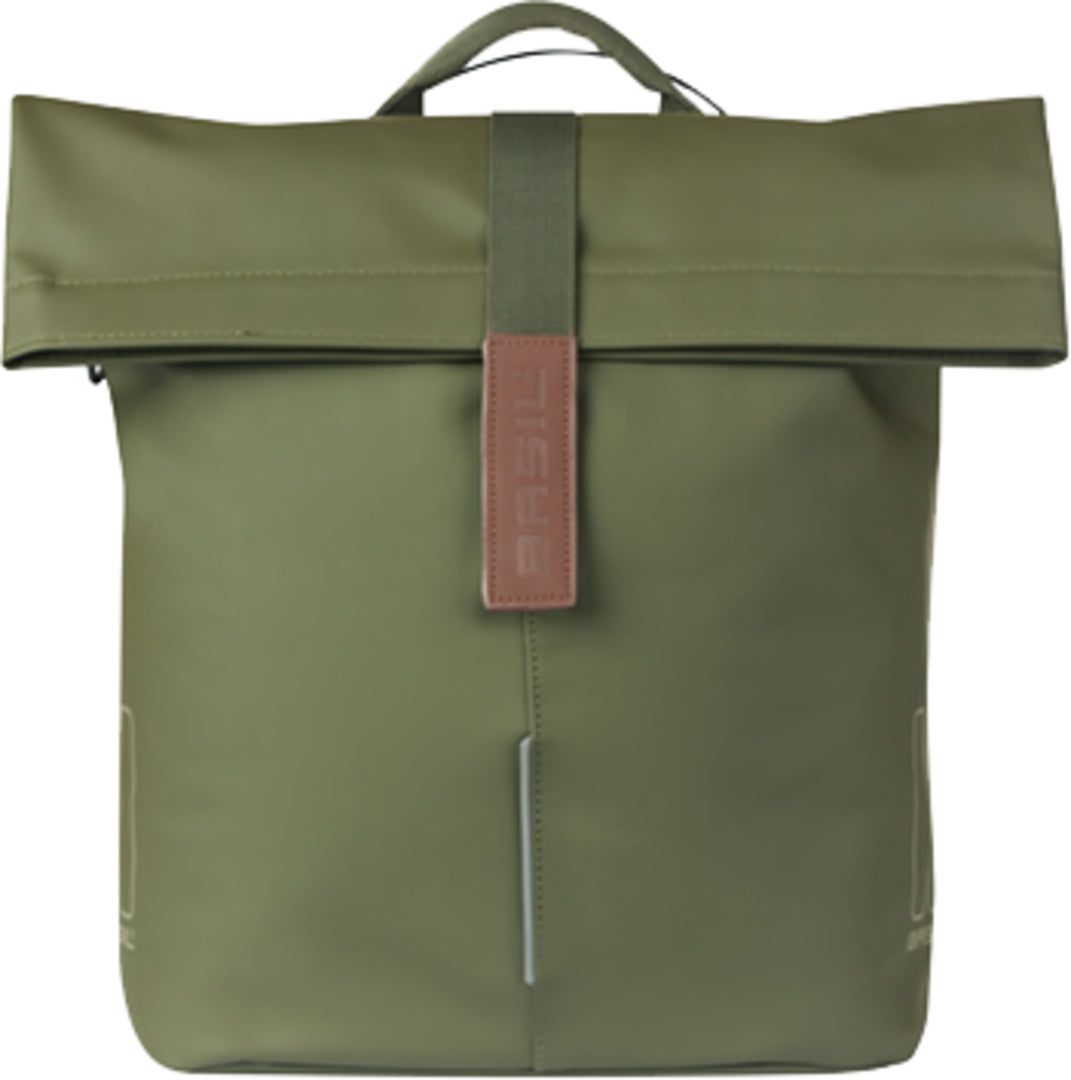Basil City Fahrradshopper MIK Studs, 14-16L, moss green
