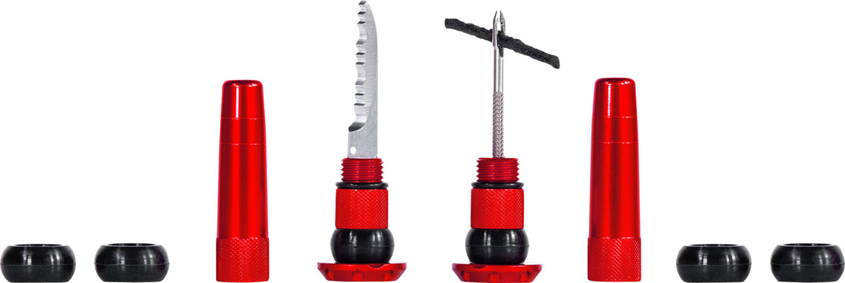 Stealth Tubeless Puncture Plugs red