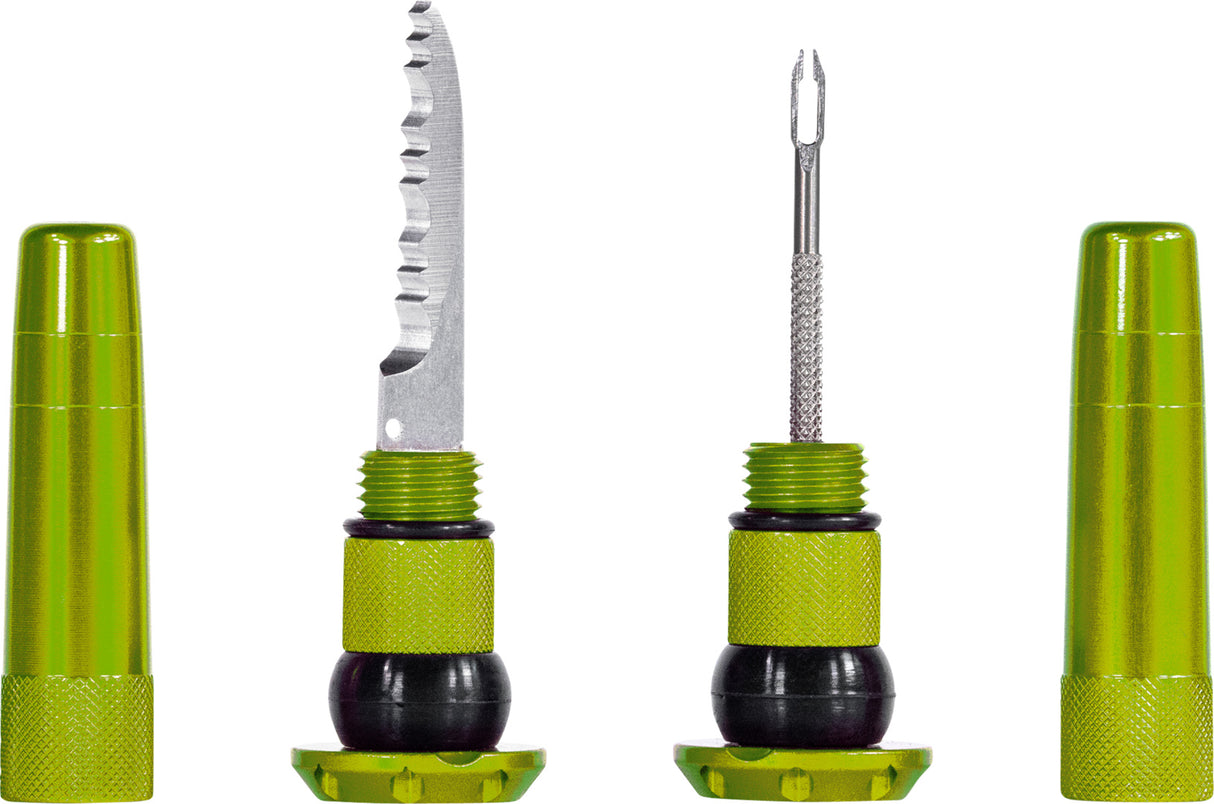 Stealth Tubeless Puncture Plugs green