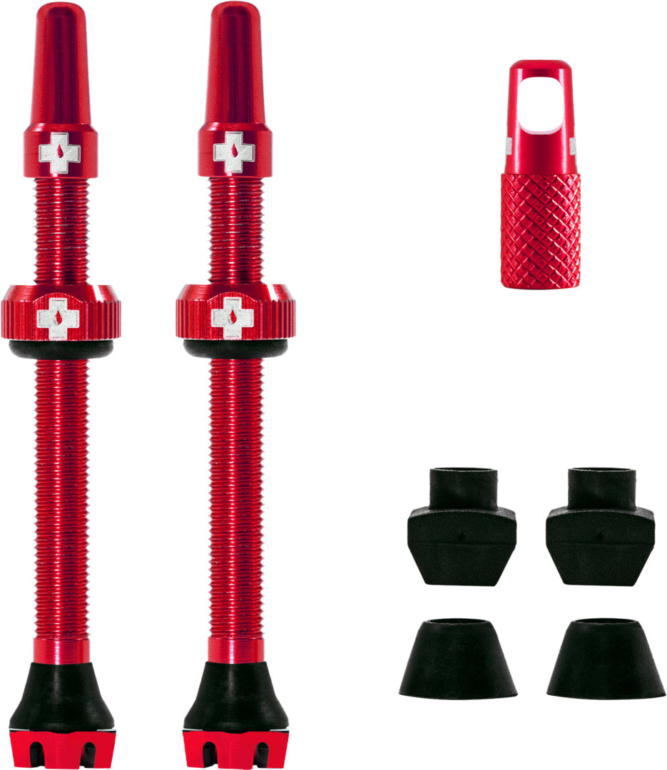 V2 Tubeless Valve Kit /red