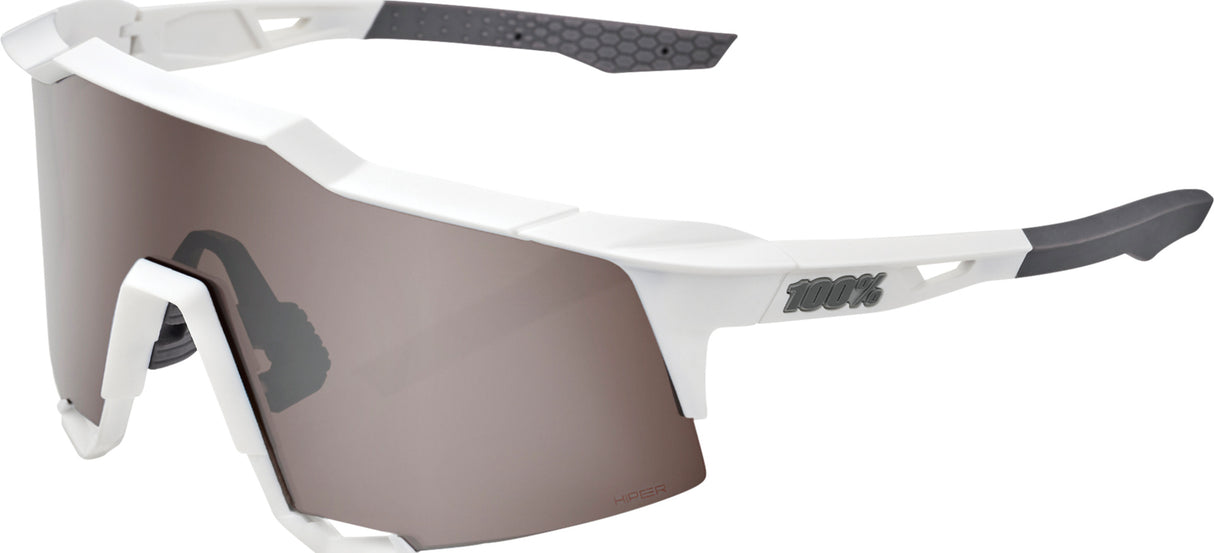Brille Speedcraft Matte White-HiPER Silver Mirror Lens