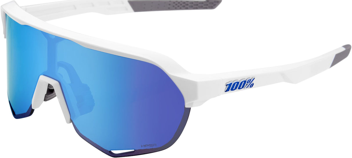Brille S2 Matte White-HiPER Blue Multilayer Mirror Lens