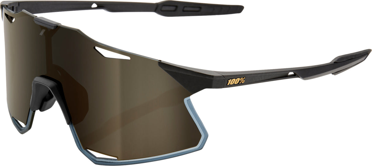 Brille Hypercraft Matte Black-Soft Gold Mirror Lens