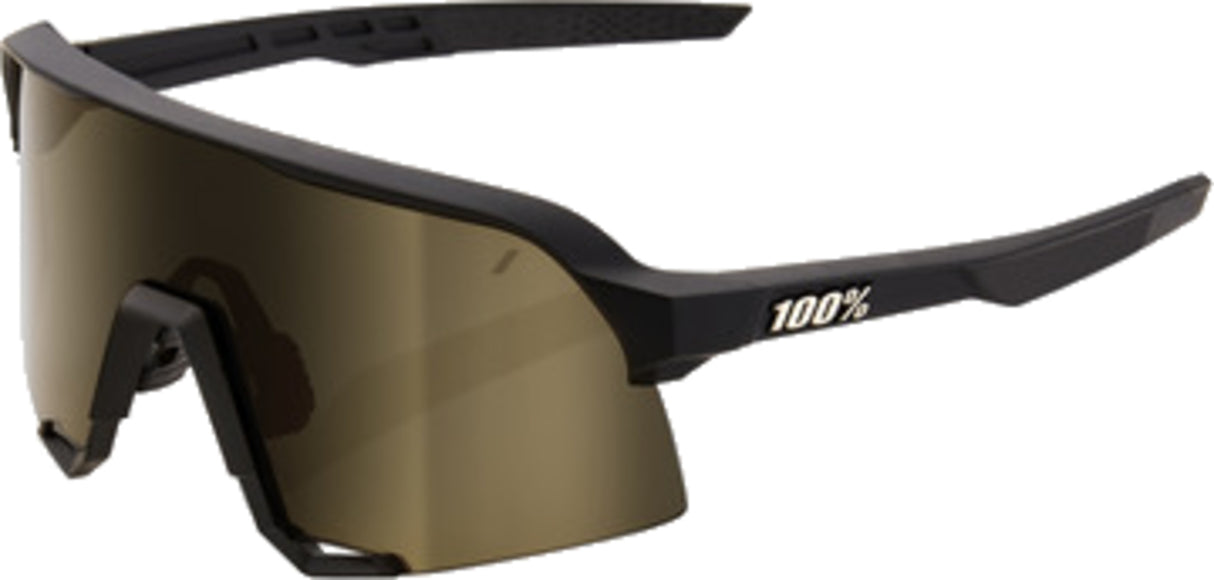 Brille S3 Soft Tact Black-Soft Gold Mirror Lens