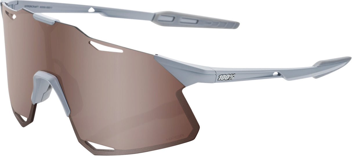 Brille Hypercraft Matte Stone Grey-HiPER Crimson Silver Mirror Lens