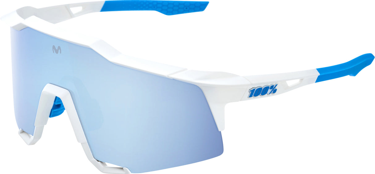 Brille Speedcraft Movistar Team White-HiPER Blue Multilayer Mirror Lens