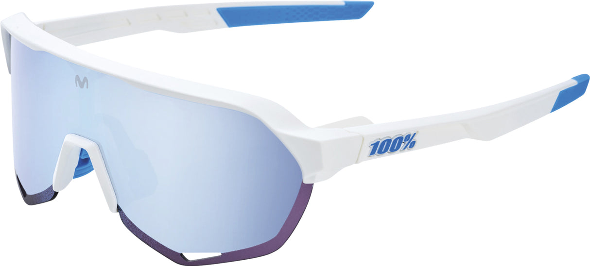 Brille S2 Movistar Team White-HiPER Blue Multilayer Mirror Lens