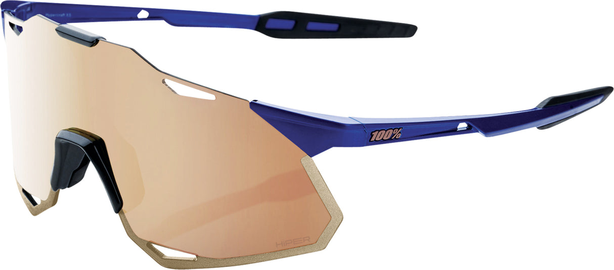 Brille Hypercraft XS Gloss Cobalt Blue-HiPER Copper Mirror Lens