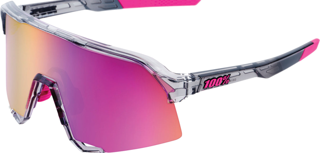 Brille S3 Polished Translucent Grey - Purple Multilayer Mirror Lens