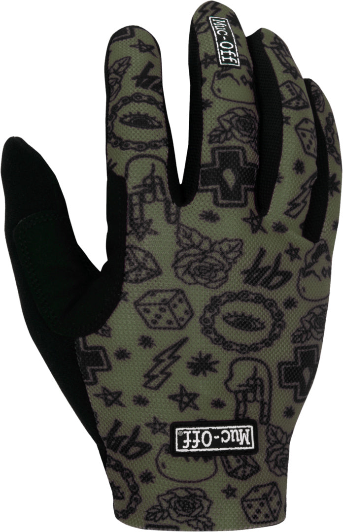Lightweight Mesh Ride Gloves - Green green XXL