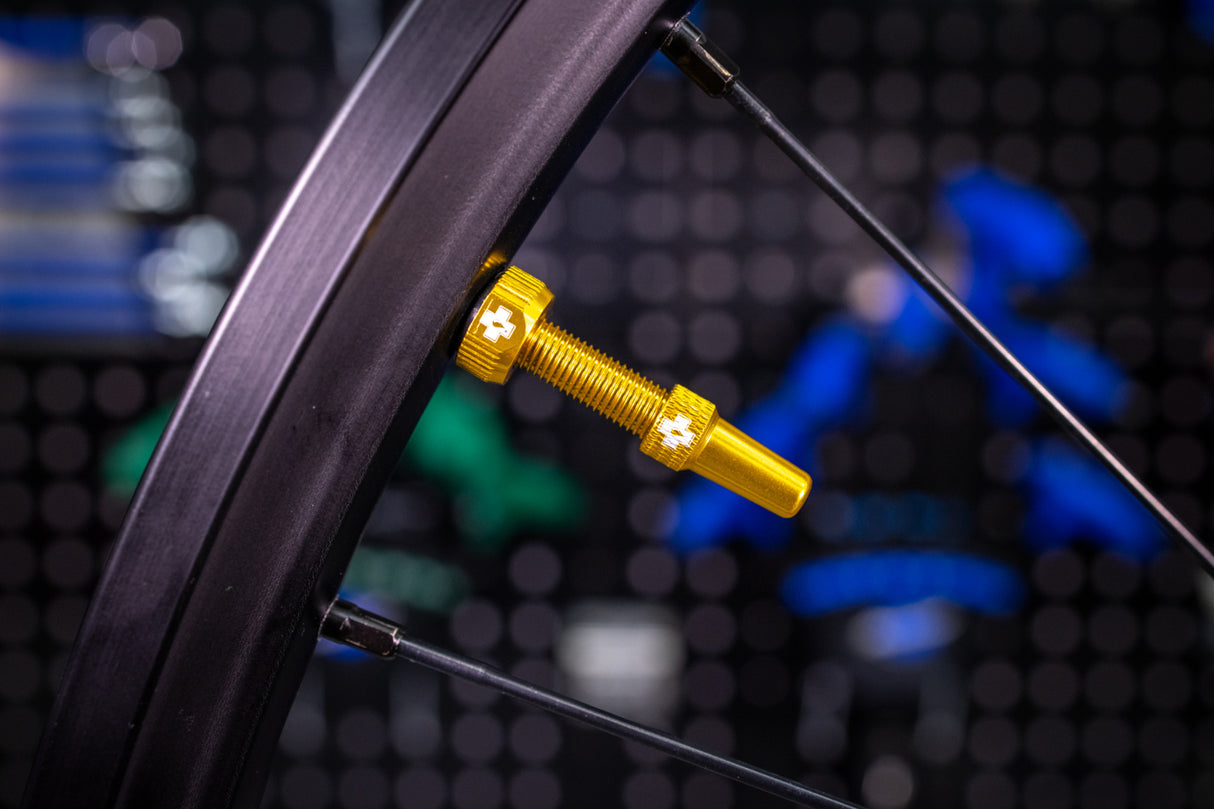 V2 Tubeless Valve Kit /gold