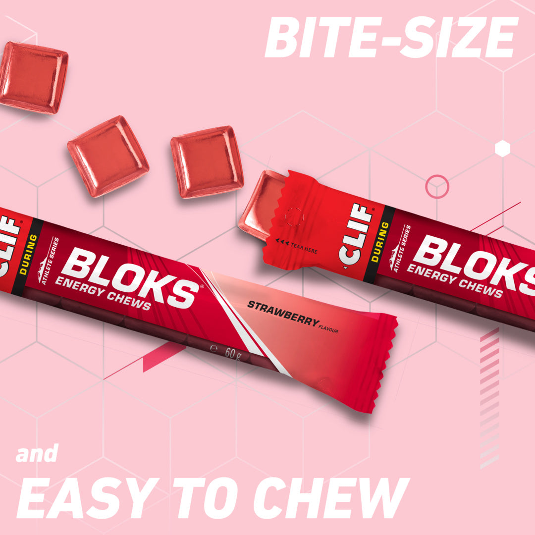 CLIF SHOT BLOKS Strawberry Energy Chews