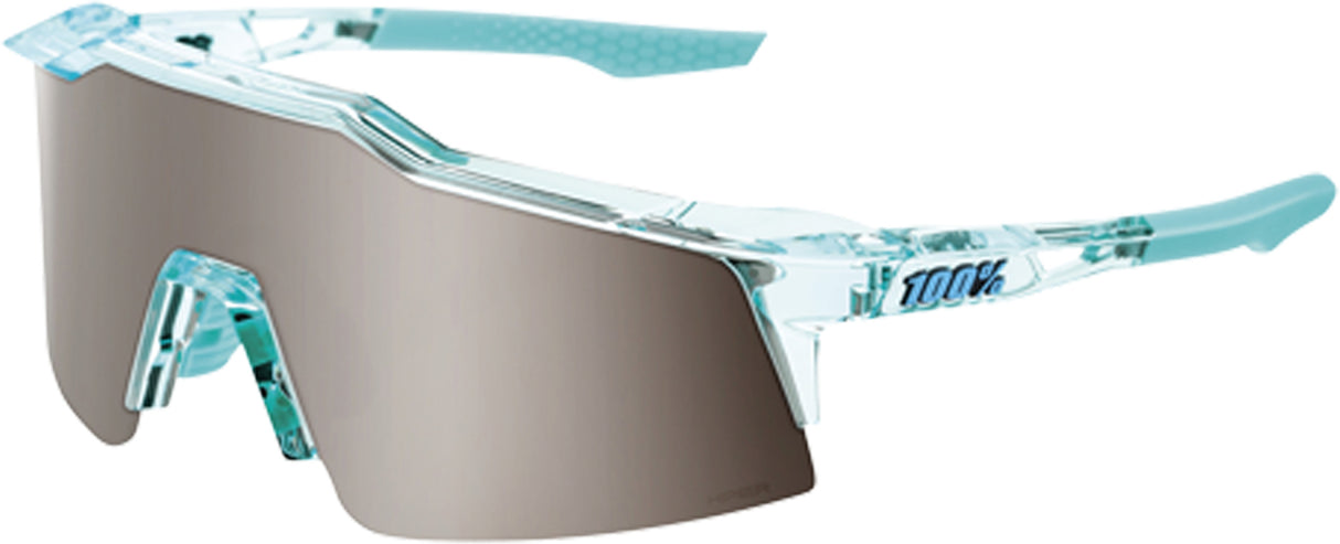 Brille Speedcraft SL Polished Translucent Mint-HiPER Silver Mirror Lens