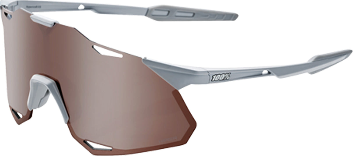 Brille Hypercraft XS Matte Stone Grey-HiPER Crimson Silver Mirror Lens