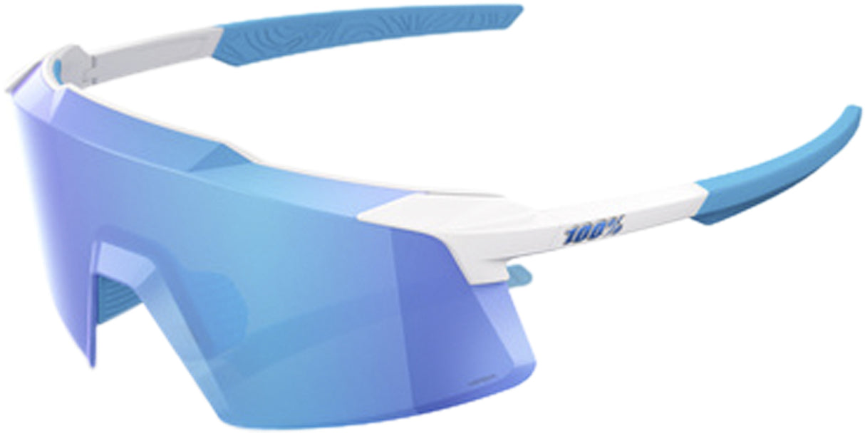 Brille Aerocraft - Matte White - HiPER Blue Mirror Lens