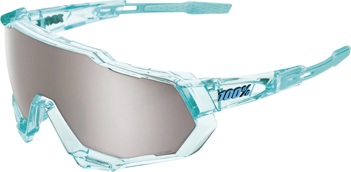 Brille Speedtrap Polished Translucent Mint-HiPER Silver Mirror Lens