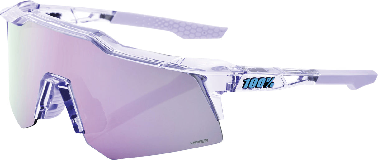 Brille Speedcraft XS Polished Translucent Lavender-HiPER Lavender Mirror Lens
