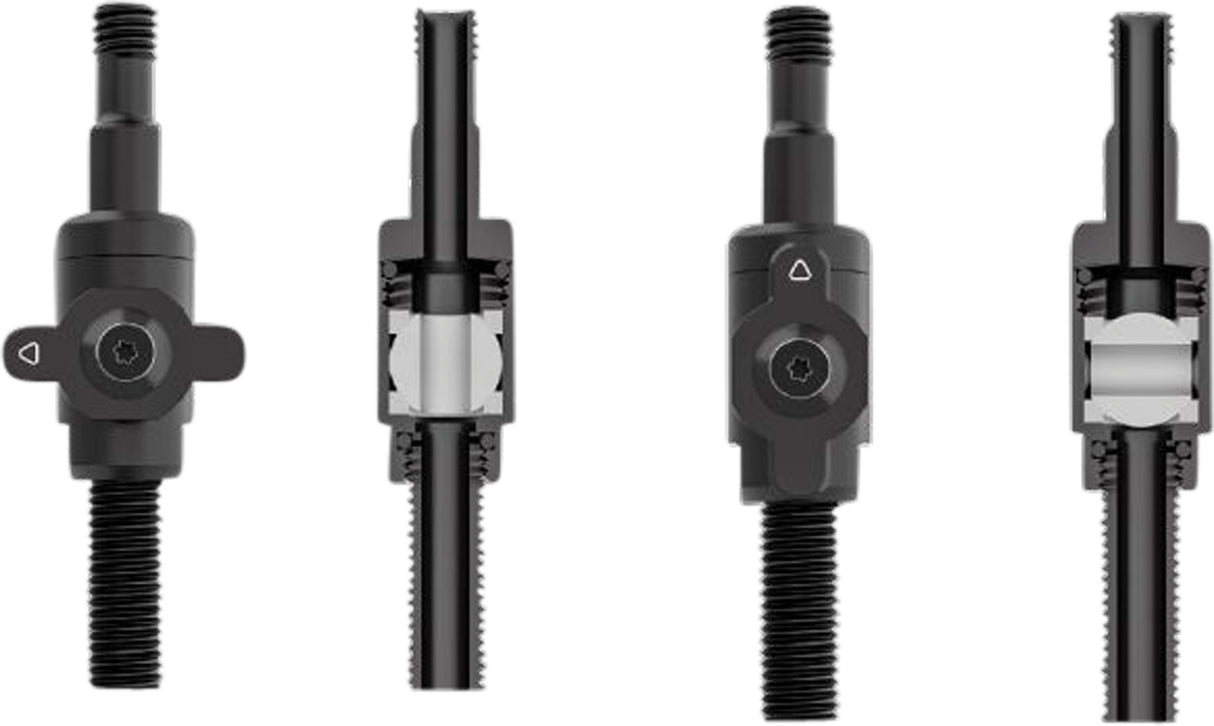 Tubeless Valves Big Bore Hybrid Black