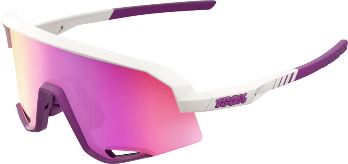 Brille Slendale - Matte Chalk - Purple Multilayer Mirror Lens
