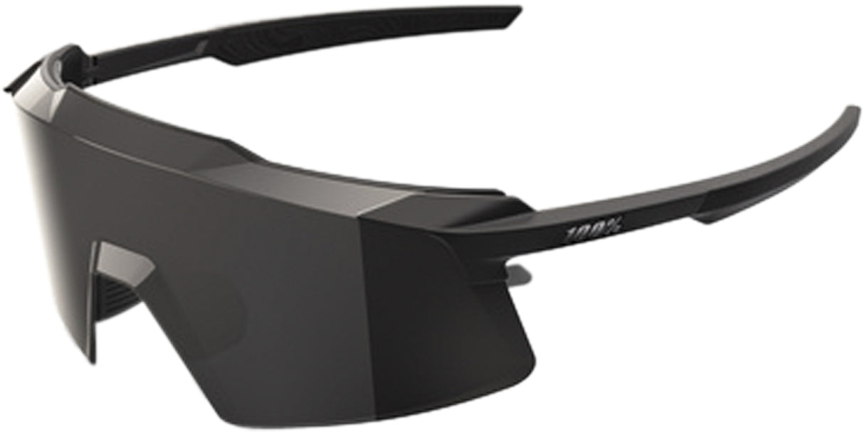 Brille Aerocraft - Matte Black - Black Mirror Lens