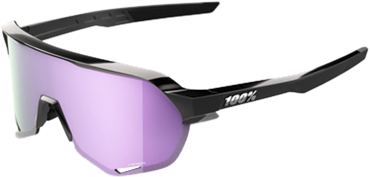 Brille S2 - Polished Black - HiPER Polarized Lavender Mirror
