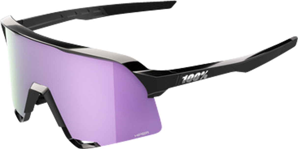 Brille S3 - Polished Black - HiPER Polarized Lavender Mirror