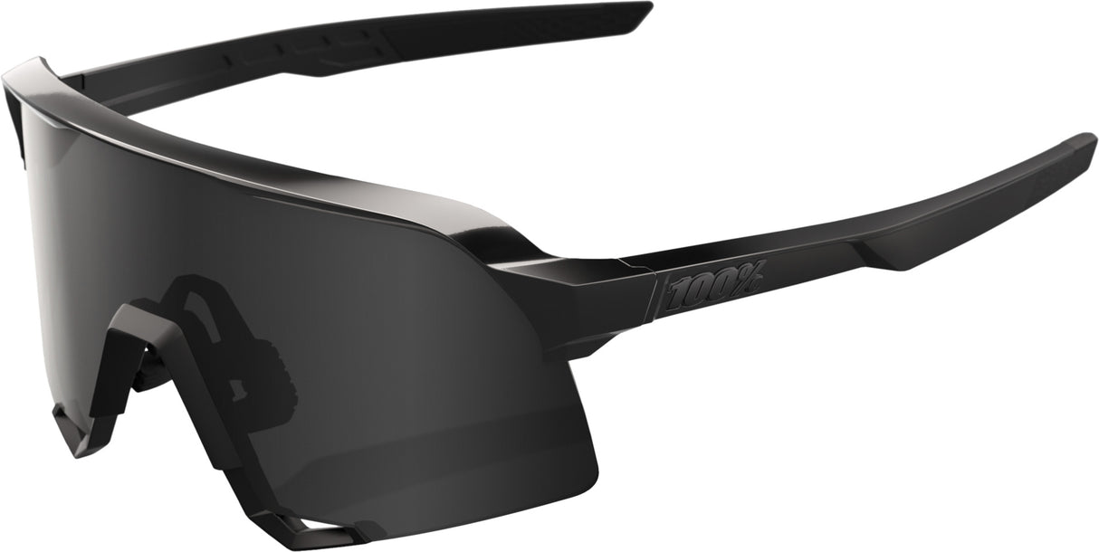 Brille S3 - Matte Black Gloss Black - Black Mirror Lens