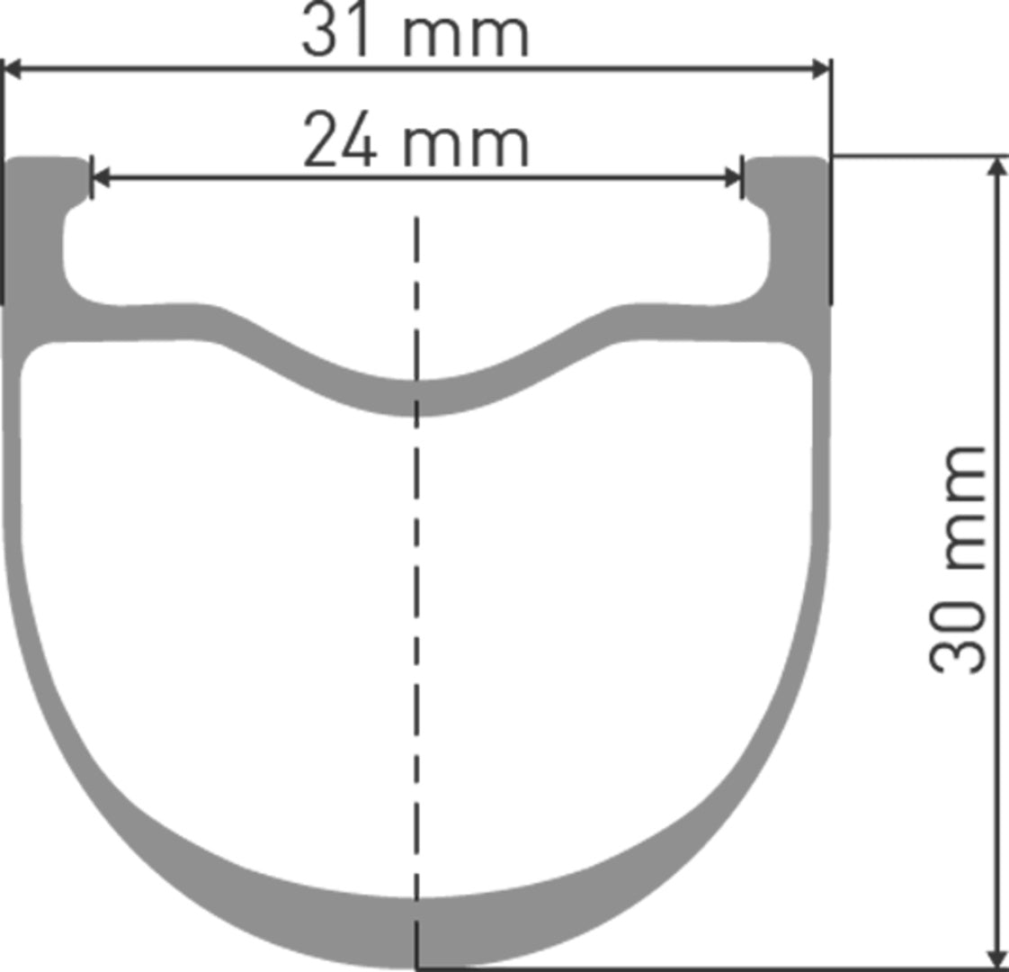 DT Swiss DT GRC 1100 DICUT Laufrad CL 30 142/12 HG XDR