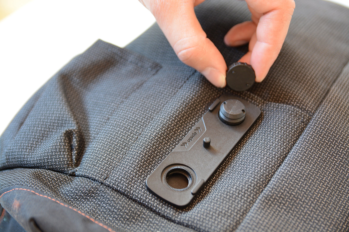 Fidlock Tex Base, schraubbare Flaschenhalterung, männliches Teil