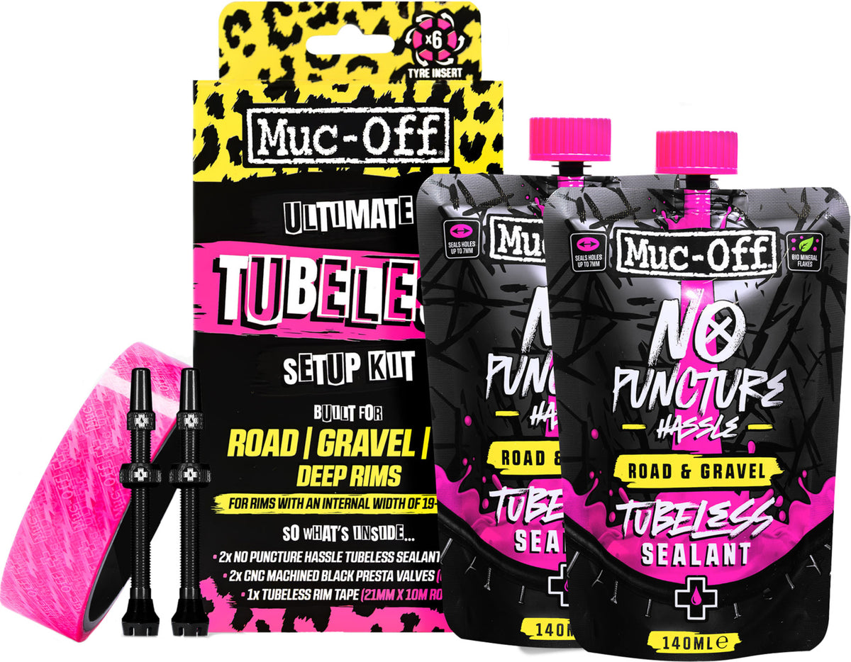 Muc-Off Ultimate Tubeless Setup Kit - Road / Gravel 60mm