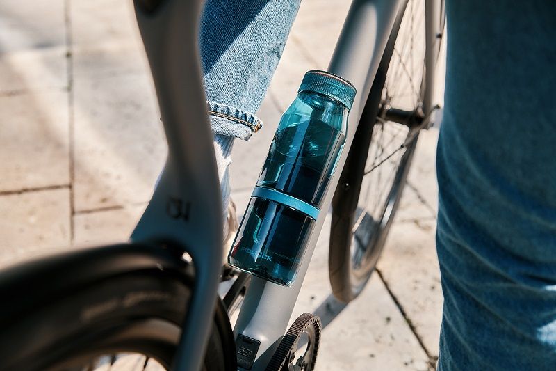 Fidlock TWIST Trinkflasche 700 ml Life – Single (mit Bottle Connector, ohne Bike Base). Clear Dark