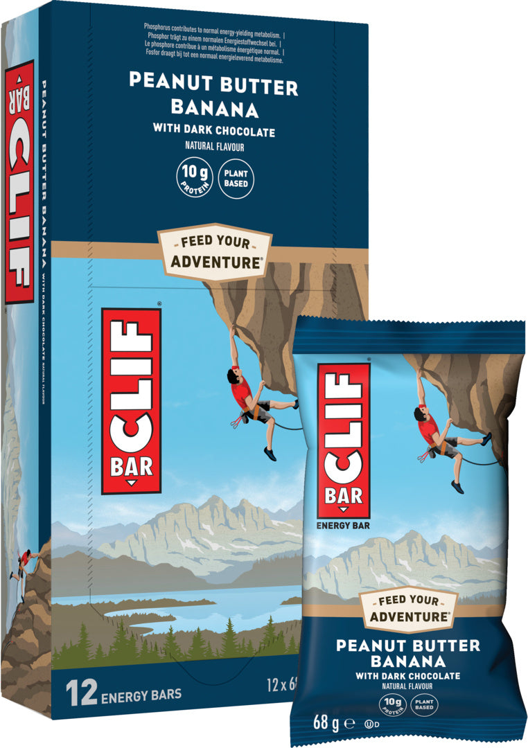CLIF BAR Peanut Butter Banana Dark Chocolate