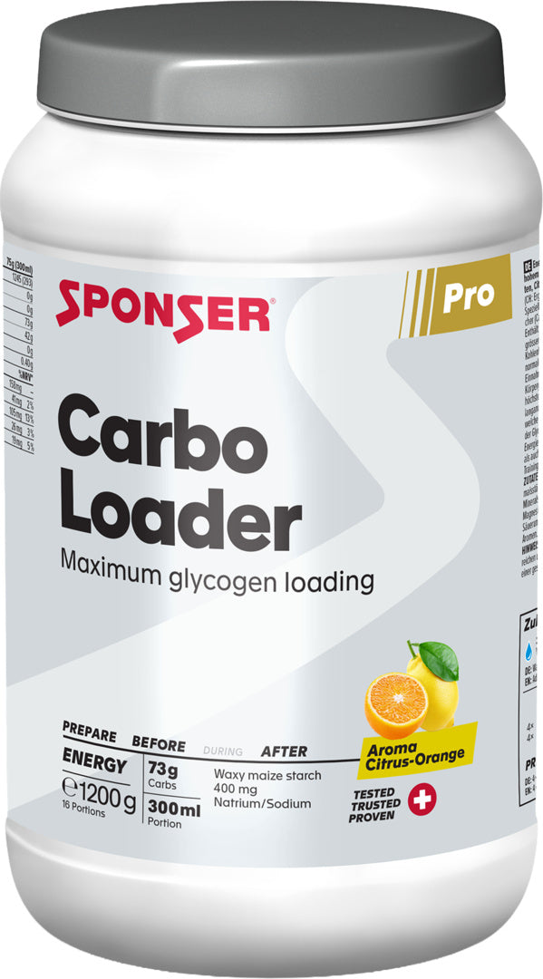 Sponser Carbo Loader, Citrus-Orange (1200 g)