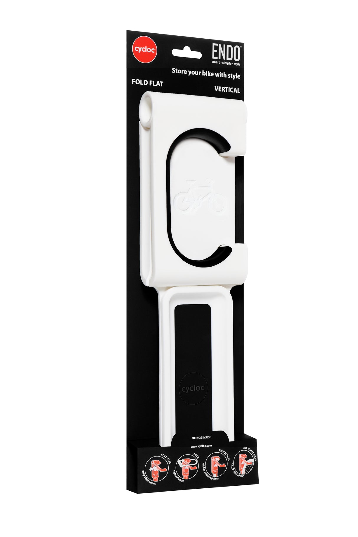 Cycloc Endo, Velo-Wandhalterung. Diverse Farben. 50 %