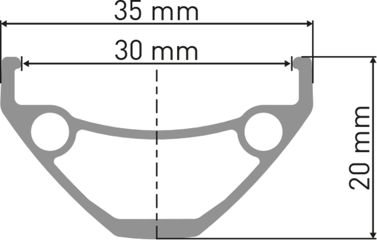 DT Swiss DT E 593 Felge DB 27.5" 30