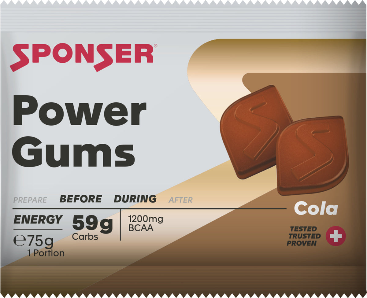Sponser Power Gums, COLA Display (20 x 75 g)