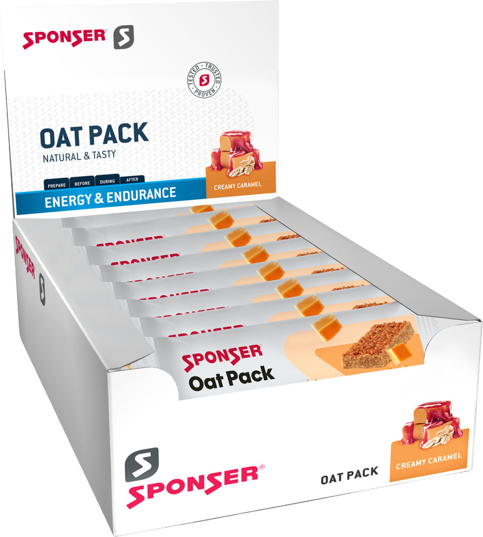Sponser Oat Pack, CREAMY CARAMEL Display (25 x 50 g)