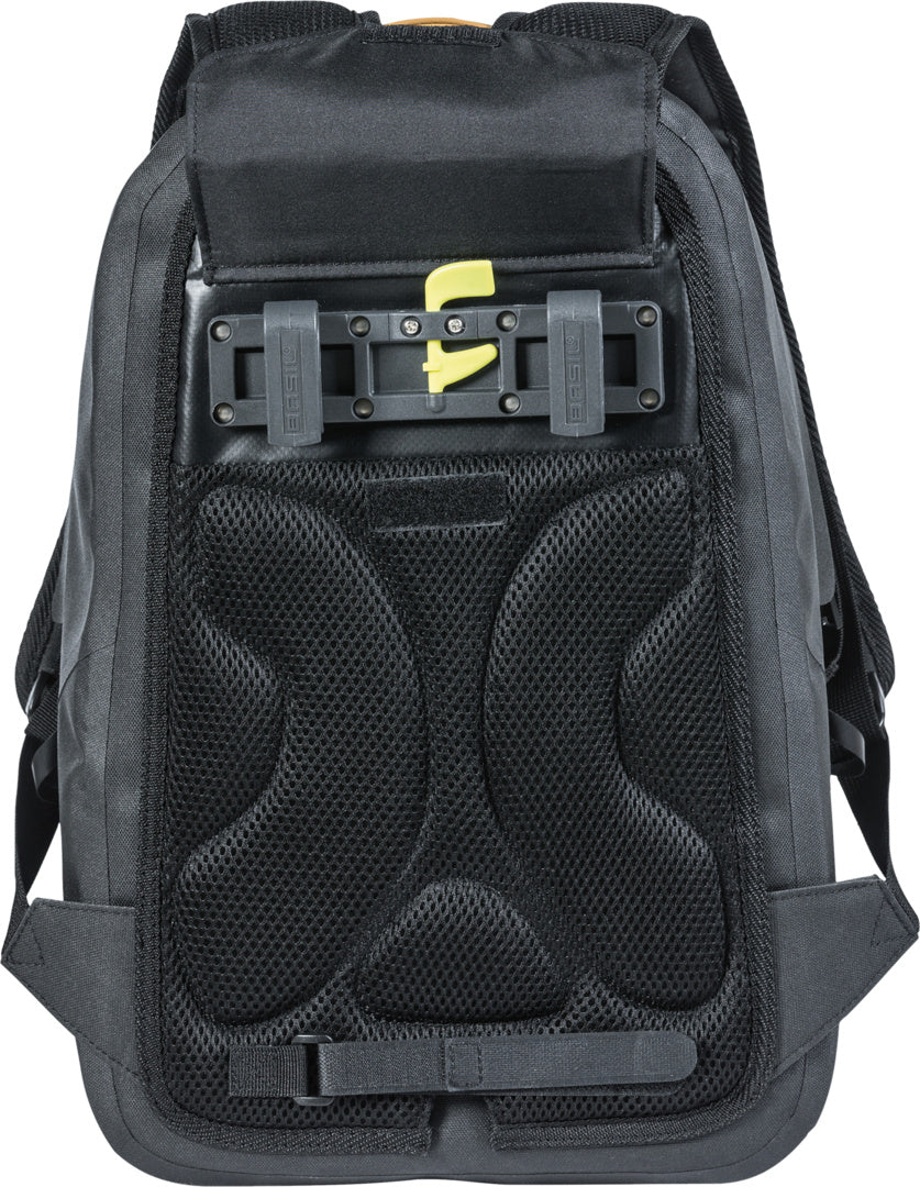 Basil Urban Dry Fahrradrucksack charcoal melee