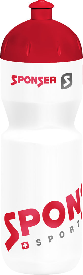 Sponser Bidon 750 ml white/red