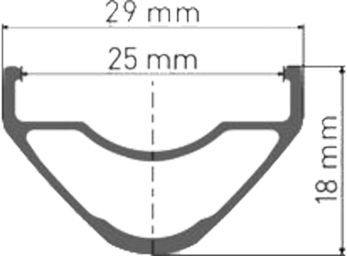 DT Swiss DT XR 1700 SPLINE Laufrad 29" CL 25 12/148 XD