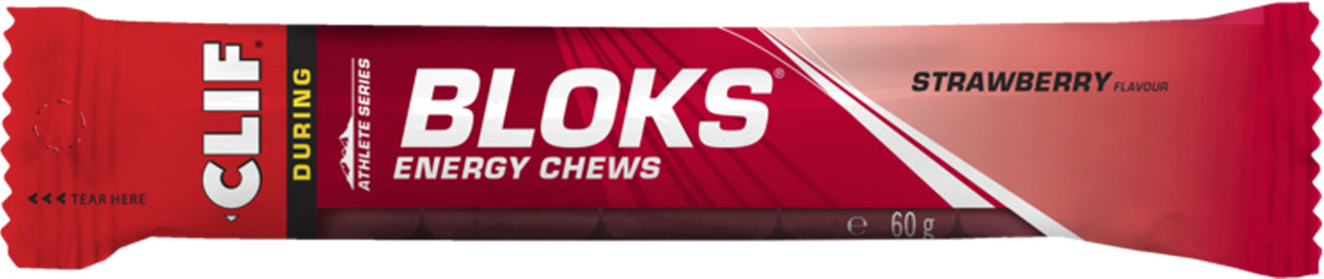 CLIF SHOT BLOKS Strawberry Energy Chews 18 Stk.