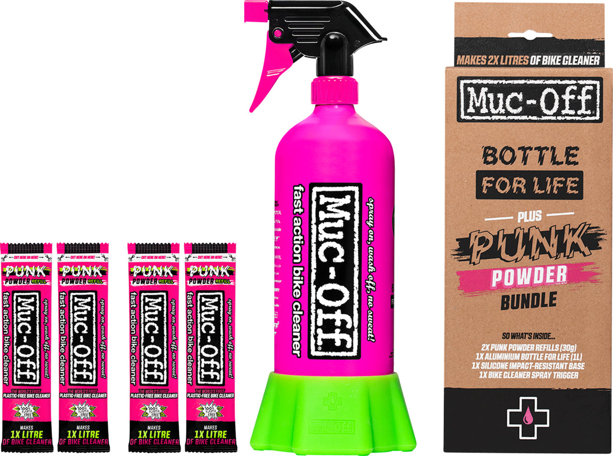 Muc-Off Muc-Off Punk Powder Fahrradreiniger (4pack)+Bottle