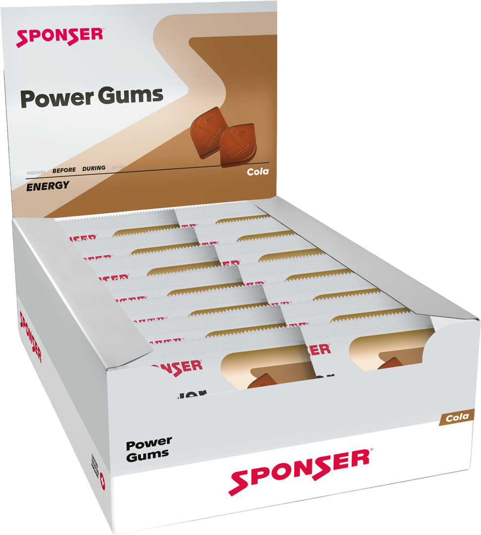 Sponser Power Gums, COLA Display (20 x 75 g)