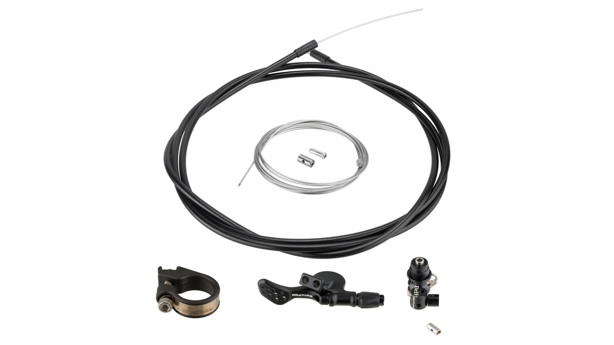 Bikeyoke DeHy diverse Ansteuerungseinheiten für RockShox Sattelstützen.
