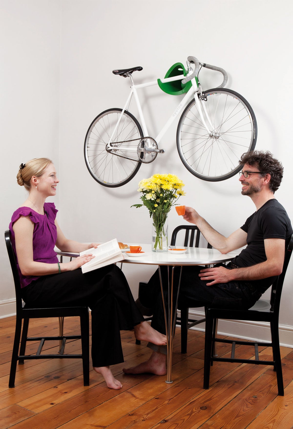 Cycloc Solo, Velo-Wandhalterung. Diverse Farben. 50 %