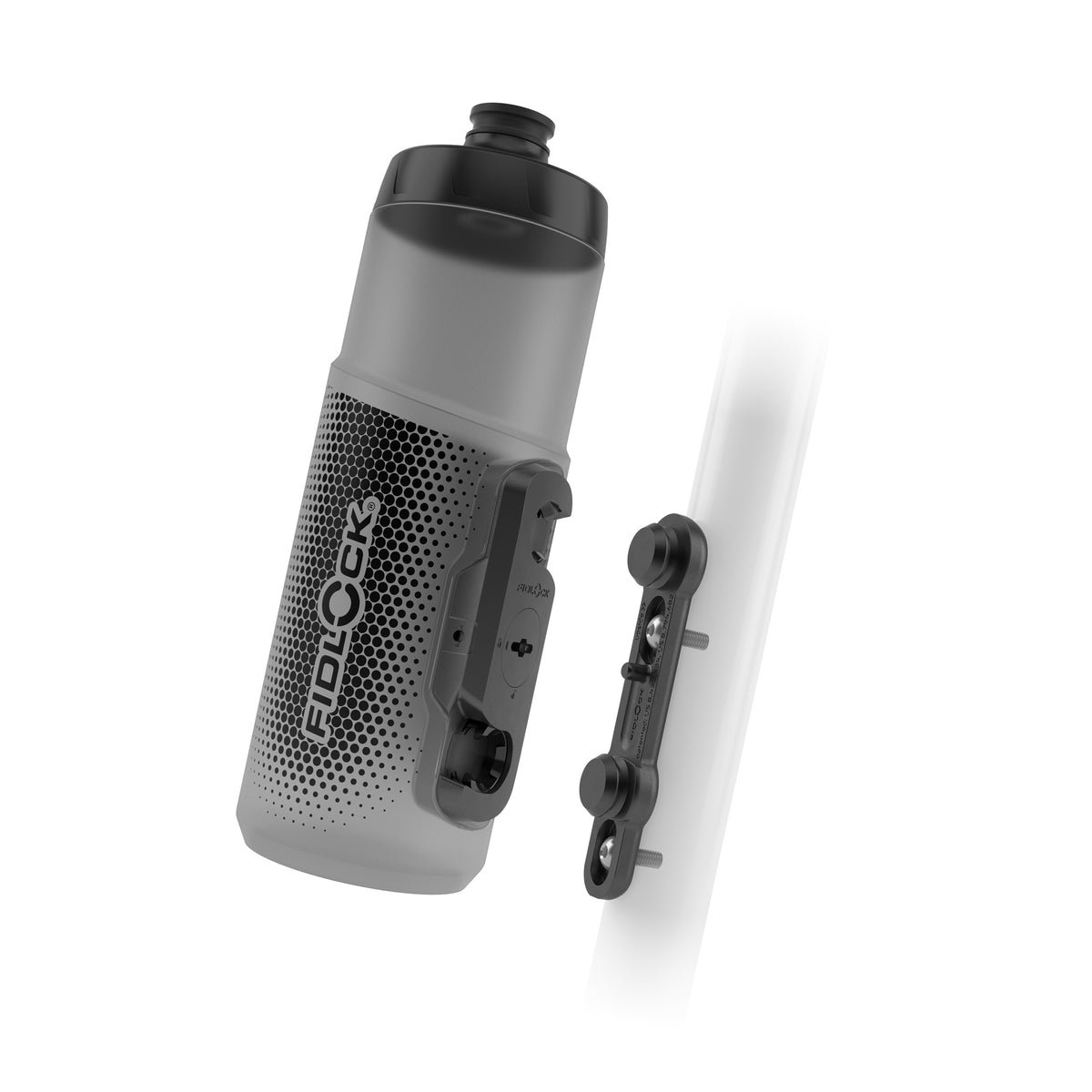Fidlock TWIST Trinkflasche 600 ml, Set (mit Bottle Connector und Base).
