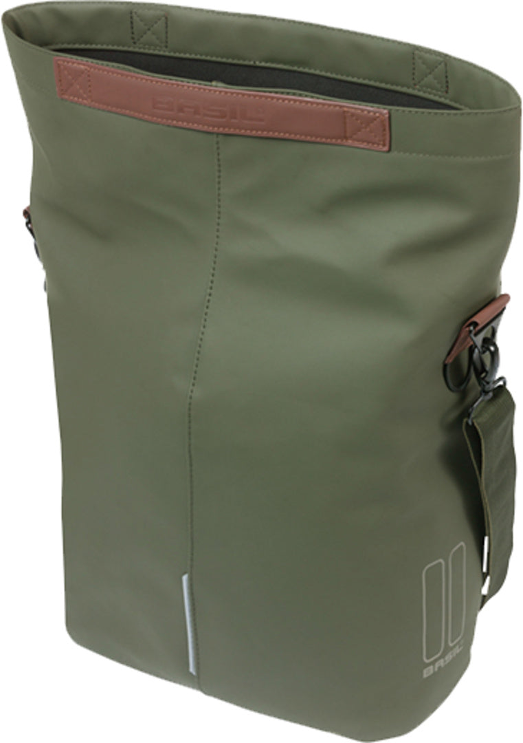 Basil City Fahrradshopper MIK Hooks 14-16L moosgrün