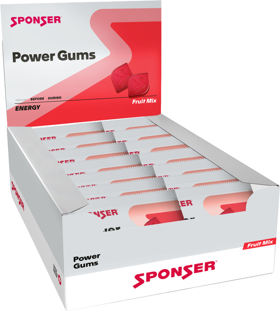 Sponser Power Gums, FRUIT MIX Display (20 x 75 g)